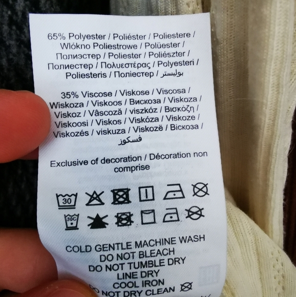 Off White Cream Ribbed Tie-Front Cardigan - Picture 11 of 11